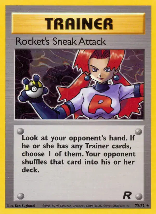 Rocket's Sneak Attack - 72/82 - Team Rocket