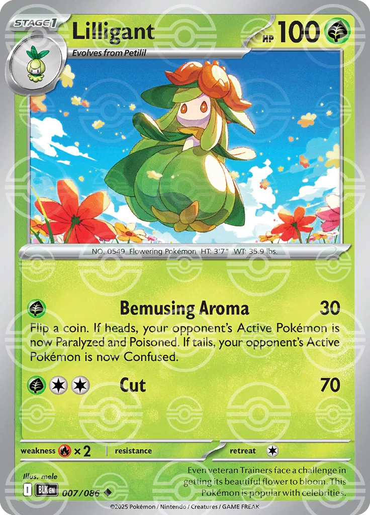 Lilligant - 007/086 - Black Bolt