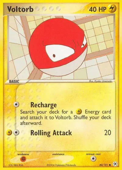 Voltorb - 80/101 - EX Hidden Legends