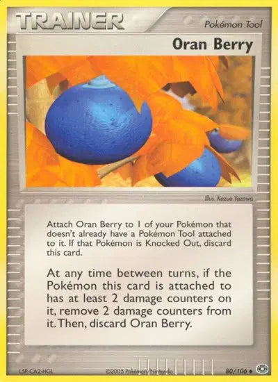 Oran Berry - 80/106 - EX Emerald