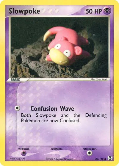 Slowpoke - 80/112 - Ex FireRed & LeafGreen