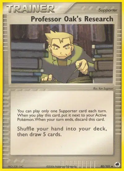Professor Oak's Research - 80/101 - Ex Dragon Frontiers
