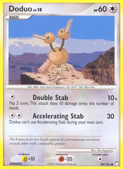 Doduo - 80/123 - Mysterious Treasures