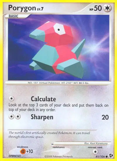 Porygon - 81/106 - Great Encounters
