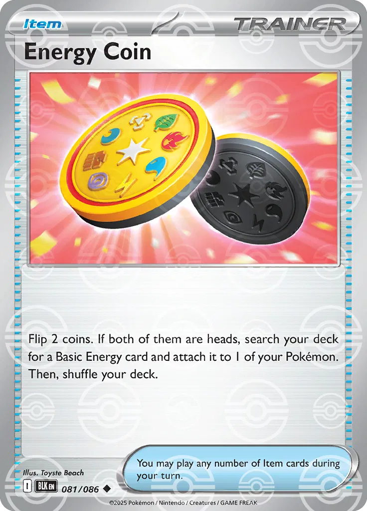 Energy Coin - 081/086 - Black Bolt