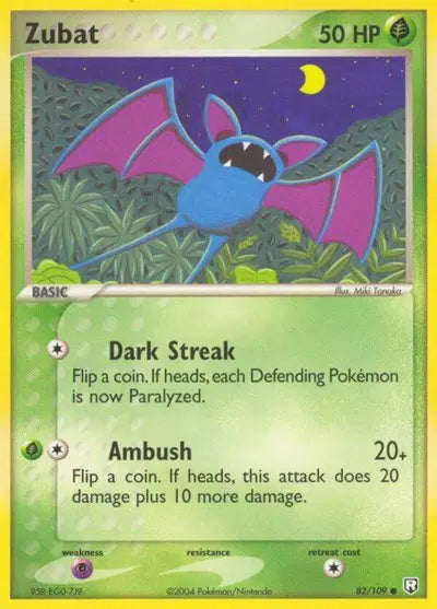 Zubat - 82/109 - EX Team Rocket Returns