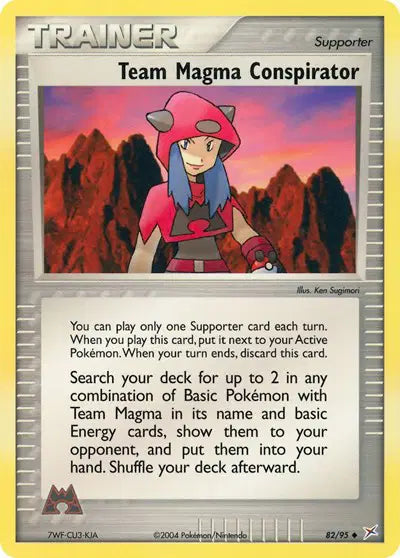 Team Magma Conspirator - 82/95 - Ex Team Magma vs Team Aqua