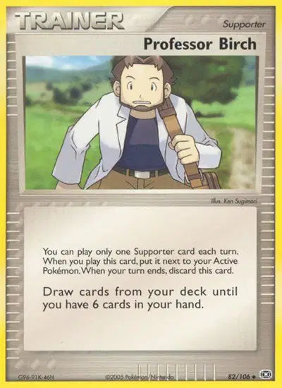 Professor Birch - 82/106 - EX Emerald