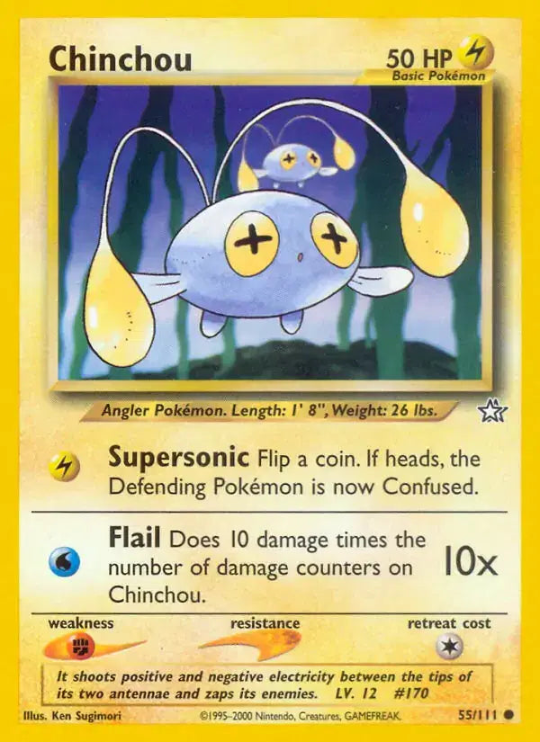 Chinchou - 55/111 - Neo Genesis