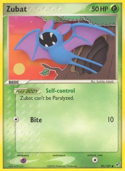 Zubat - 83/107 - EX Deoxys