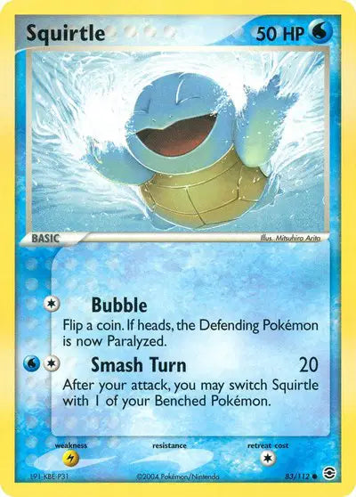 Squirtle - 83/112 - Ex FireRed & LeafGreen