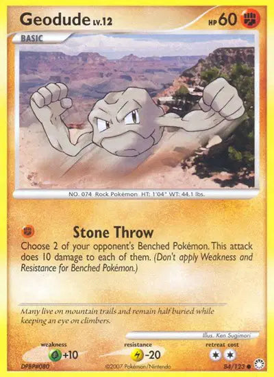 Geodude - 84/123 - Mysterious Treasures