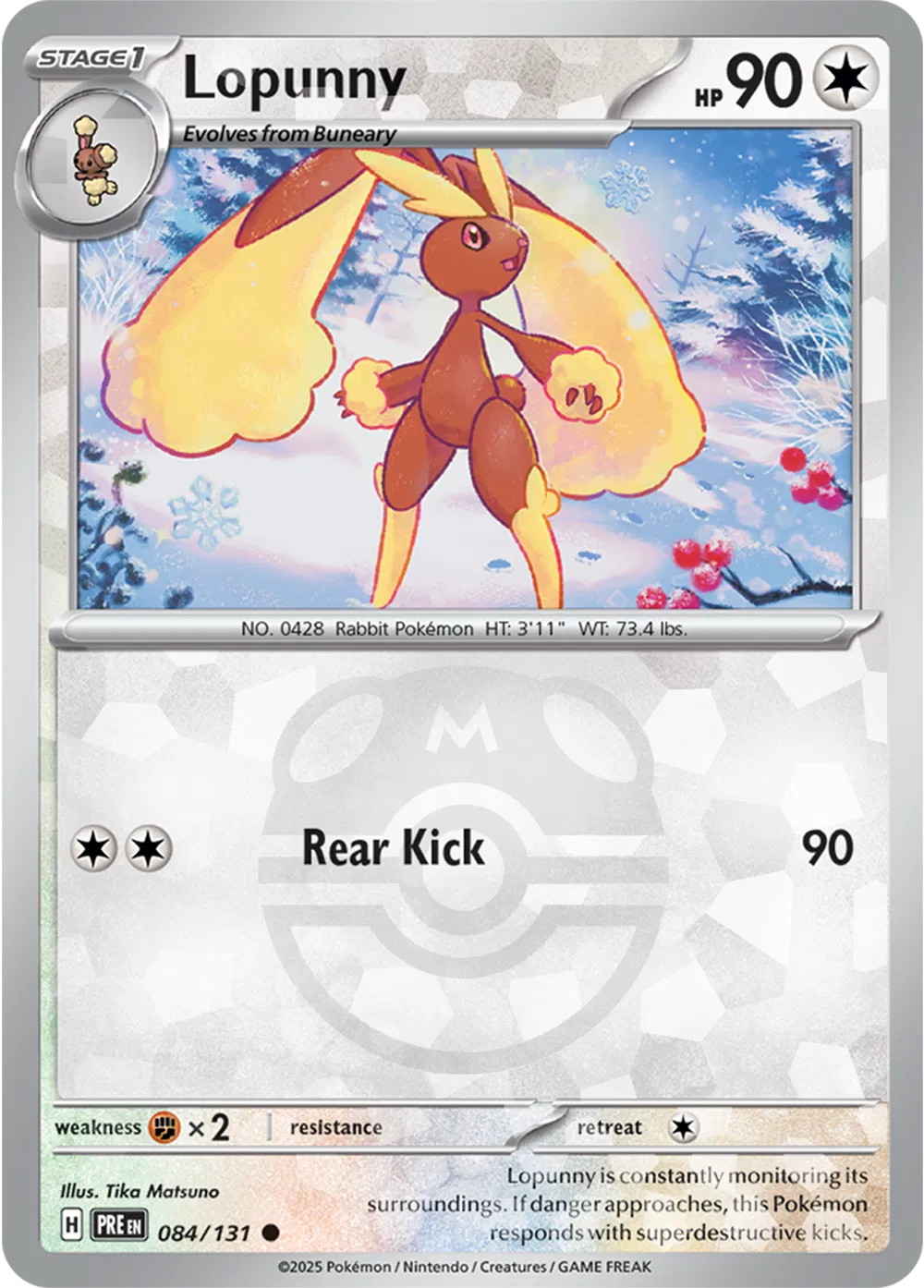 Lopunny 084/131 - Prismatic Evolutions