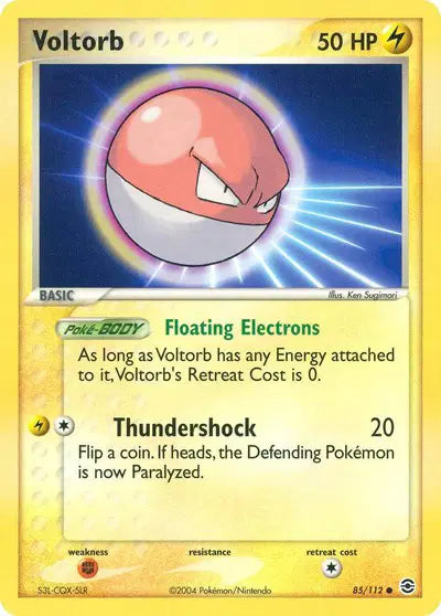 Voltorb - 85/112 - Ex FireRed & LeafGreen