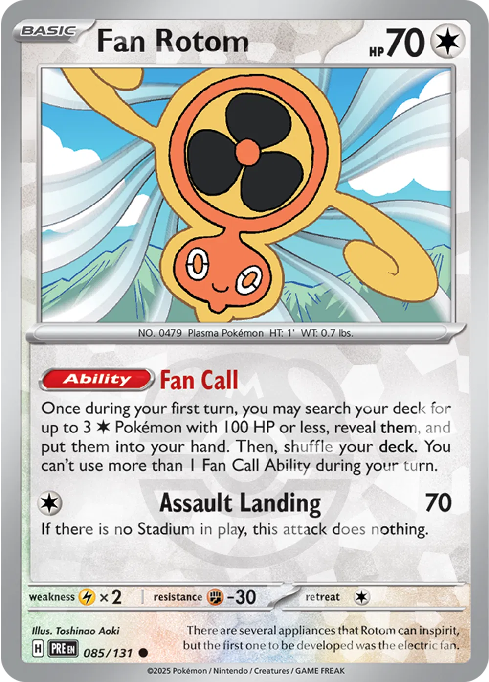 Fan Rotom - 085/131 - Prismatic Evolutions