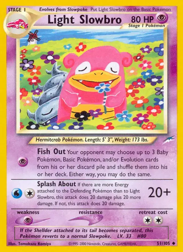 Light Slowbro - 51/105 - Neo Destiny