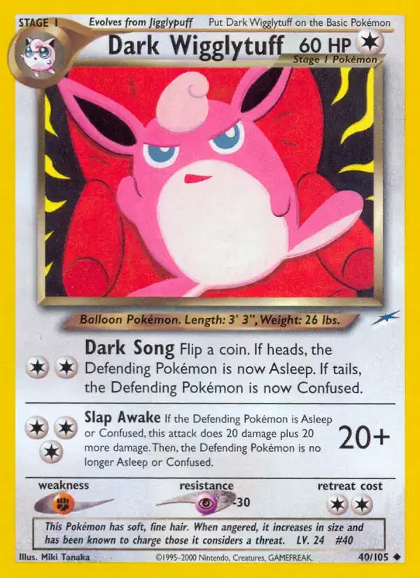 Dark Wigglytuff - 40/105 - Neo Destiny