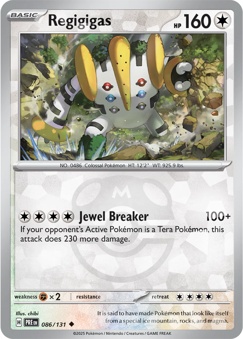 Regigigas - 086/131 - Prismatic Evolutions