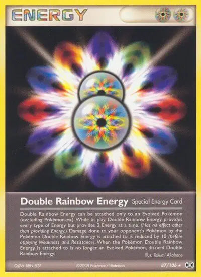 Double Rainbow Energy - 87/106 - EX Emerald