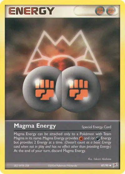 Magma Energy - 87/95 - Ex Team Magma vs Team Aqua