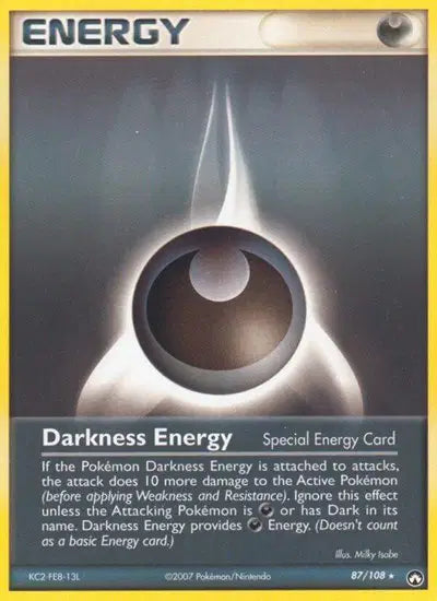 Darkness Energy - 87/108 - Ex Power Keepers