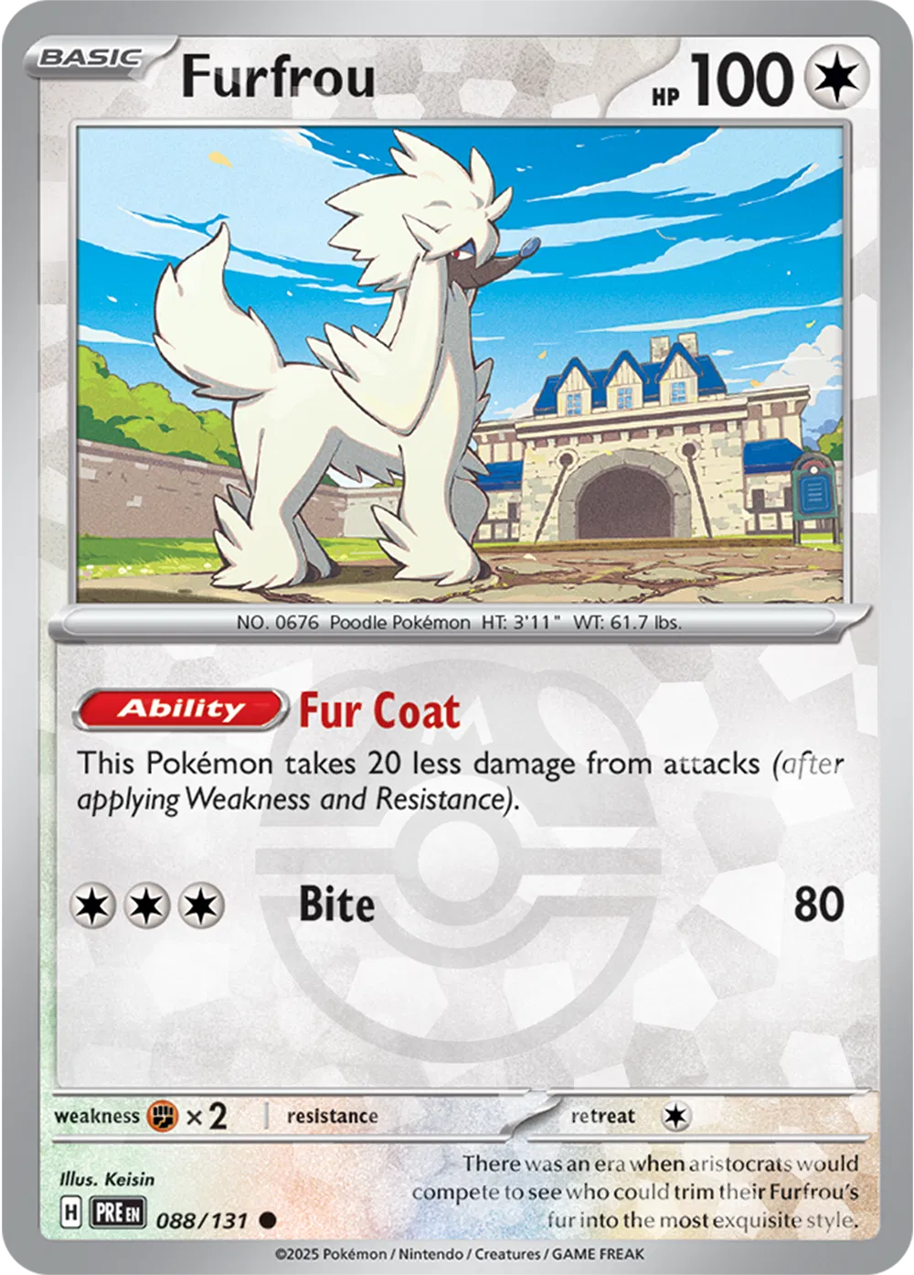 Furfrou - 088/131 - Prismatic Evolutions