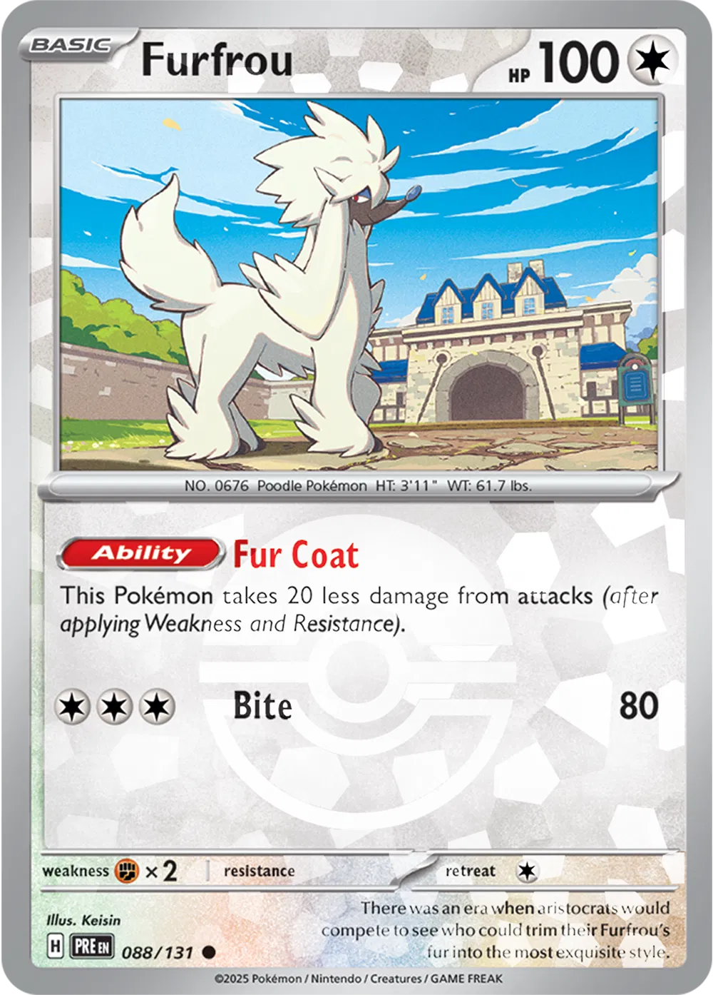 Furfrou - 088/131 - Prismatic Evolutions