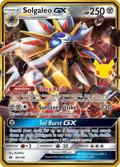 Solgaleo GX - 89/149 - 30th Celebration - Classic Collection