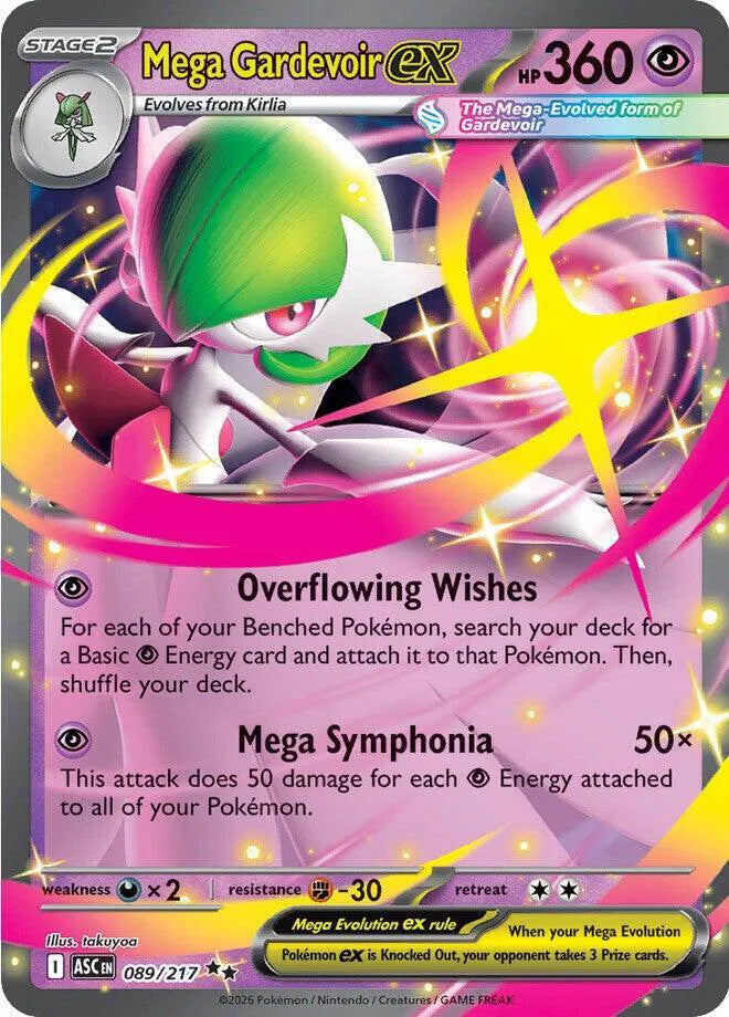 Mega Gardevoir ex - 089/217 - Ascended Heroes