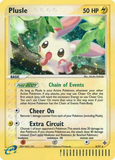 Plusle - 8/97 - Ex Dragon