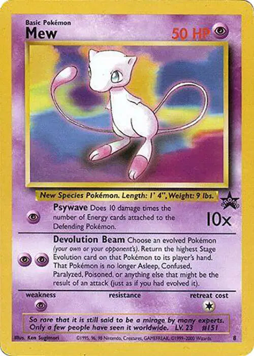 Mew - 8 - Glossy Finish - WoTC Promo