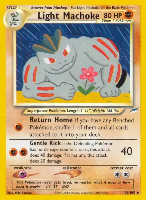 Light Machoke - 49/105 - Neo Destiny