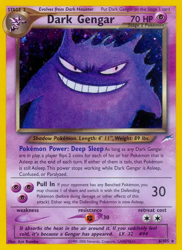 Dark Gengar - 6/105 - Neo Destiny