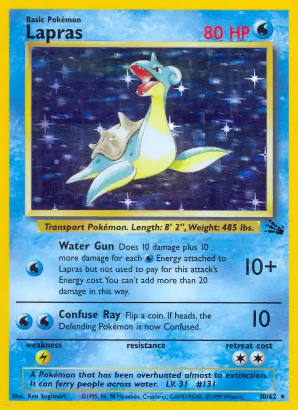 Lapras - 10/62 - Fossil