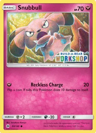 Snubbull - 90/149 - Build-A-Bear Workshop Exclusive - Miscellaneous Cards & Products