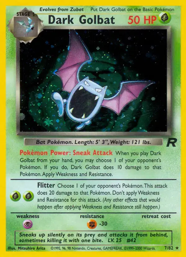 Dark Golbat - 7/82 - Team Rocket