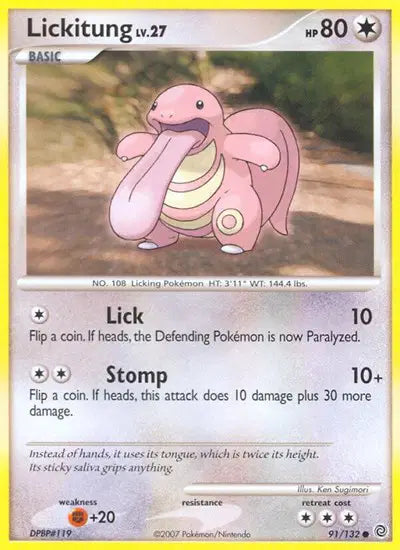 Lickitung - 91/132 - Secret Wonders