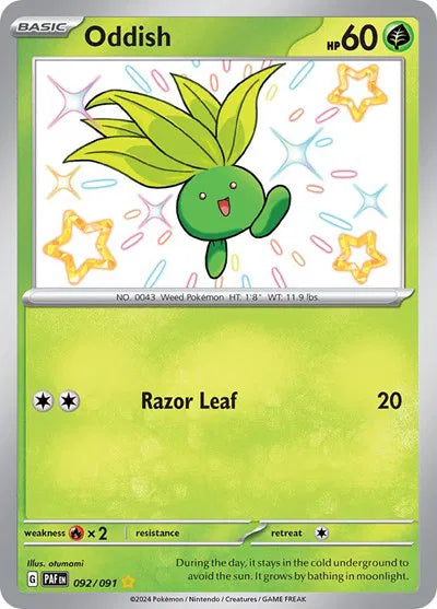 Oddish - 092/091 - Paldean Fates