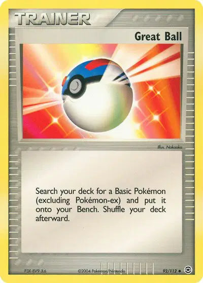 Great Ball - 92/112 - Ex FireRed & LeafGreen