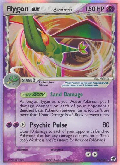 Flygon ex - 92/101 - Ex Dragon Frontiers
