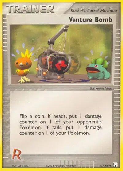 Venture Bomb - 93/109 - EX Team Rocket Returns