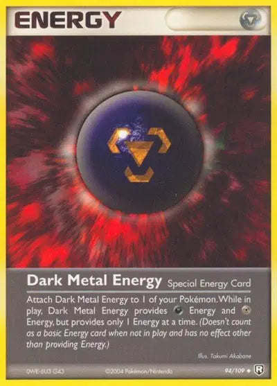 Dark Metal Energy - 94/109 - EX Team Rocket Returns