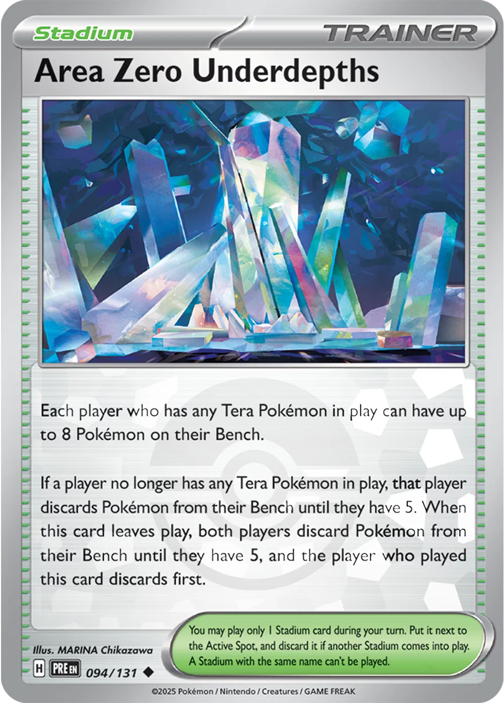 Area Zero Underdepths - 094/131 - Prismatic Evolutions