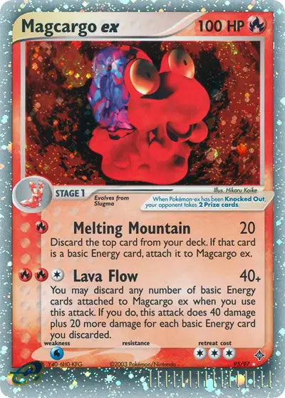 Magcargo ex - 95/97 - Ex Dragon