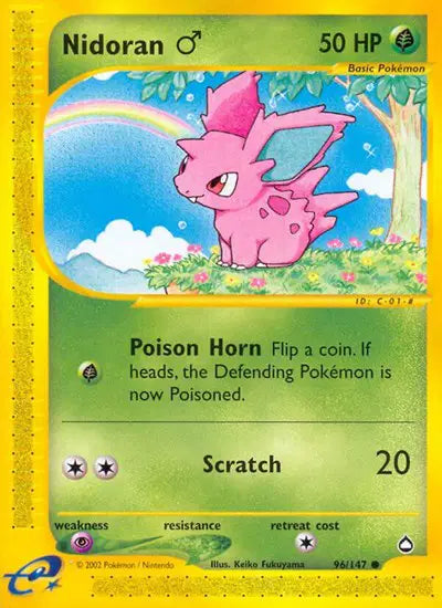 Nidoran M - 96/147 - Aquapolis