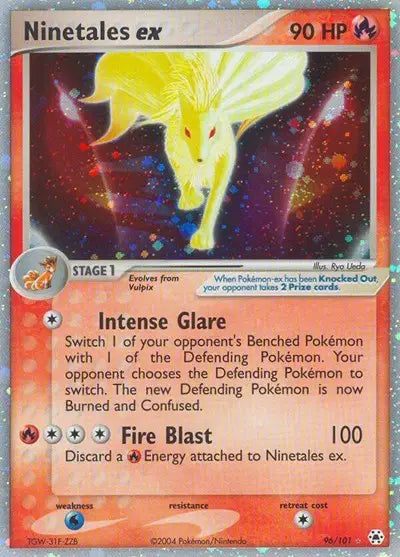 Ninetales ex - 96/101 - EX Hidden Legends