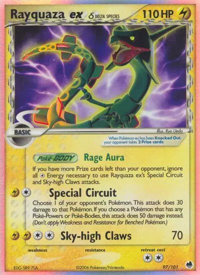 Rayquaza ex - 97/101 - Ex Dragon Frontiers
