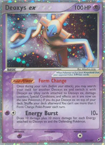 Deoxys ex - 97/107 - Normal Forme - EX Deoxys