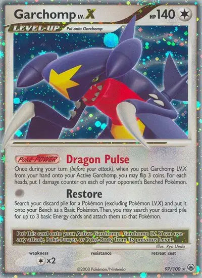 Garchomp Lv.X - 97/100 - Majestic Dawn