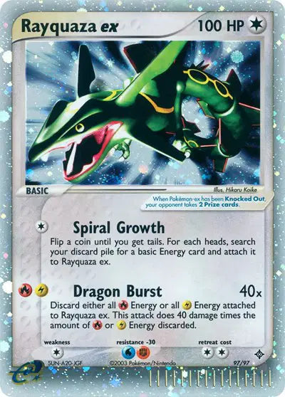 Rayquaza ex - 97/97 - Ex Dragon